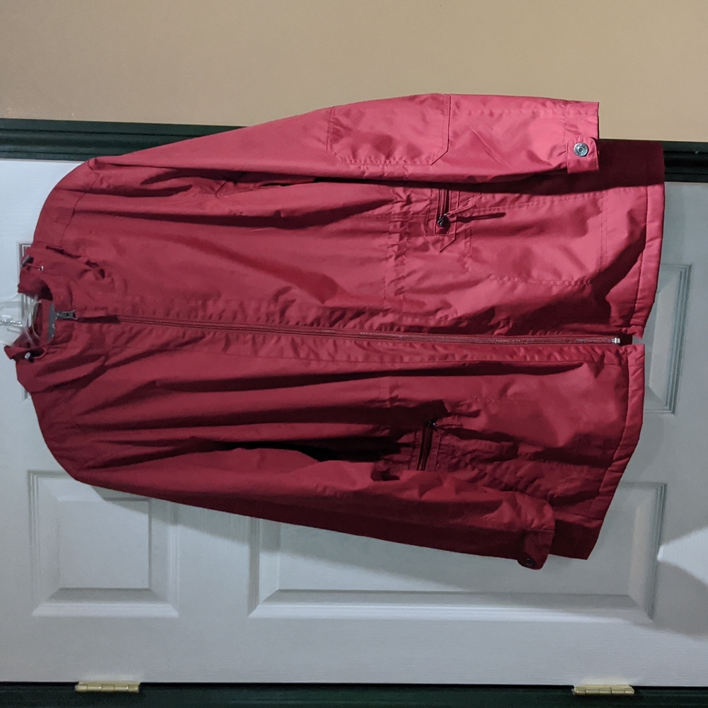Natural reflections rain coat
